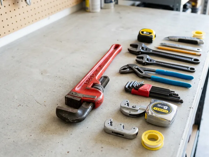 Professional plumbers in Riverwoods, IL equipped with top-tier tools for residential and commercial plumbing services.